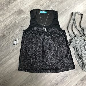 Sequined Tank Top